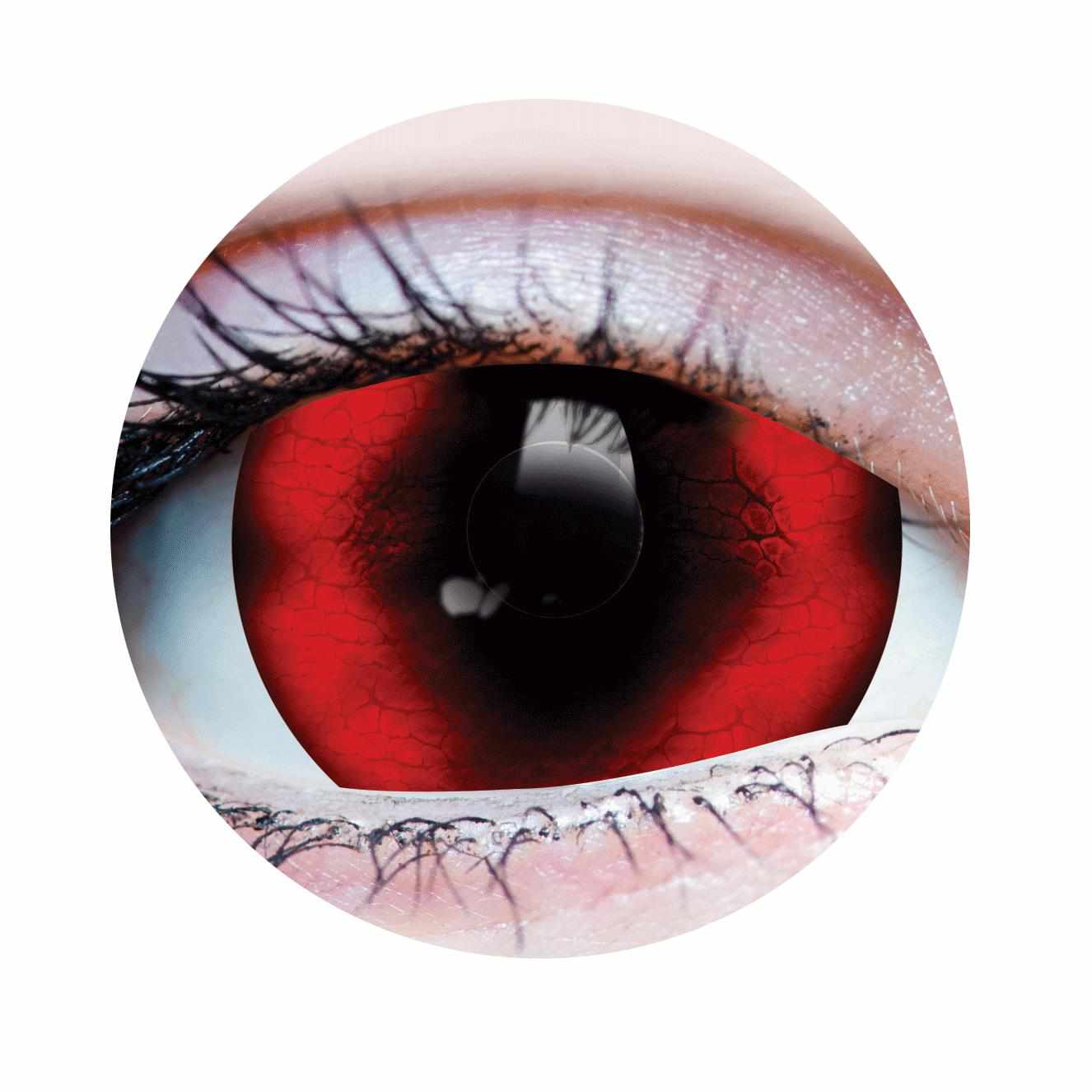 Red Reptile Contacts, Red Lizard Contacts