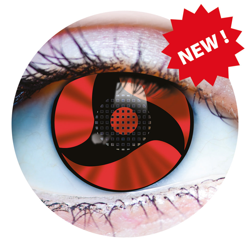 PRIMAL ® Itachi Uchicha Mangekyou Colored Contact Lenses