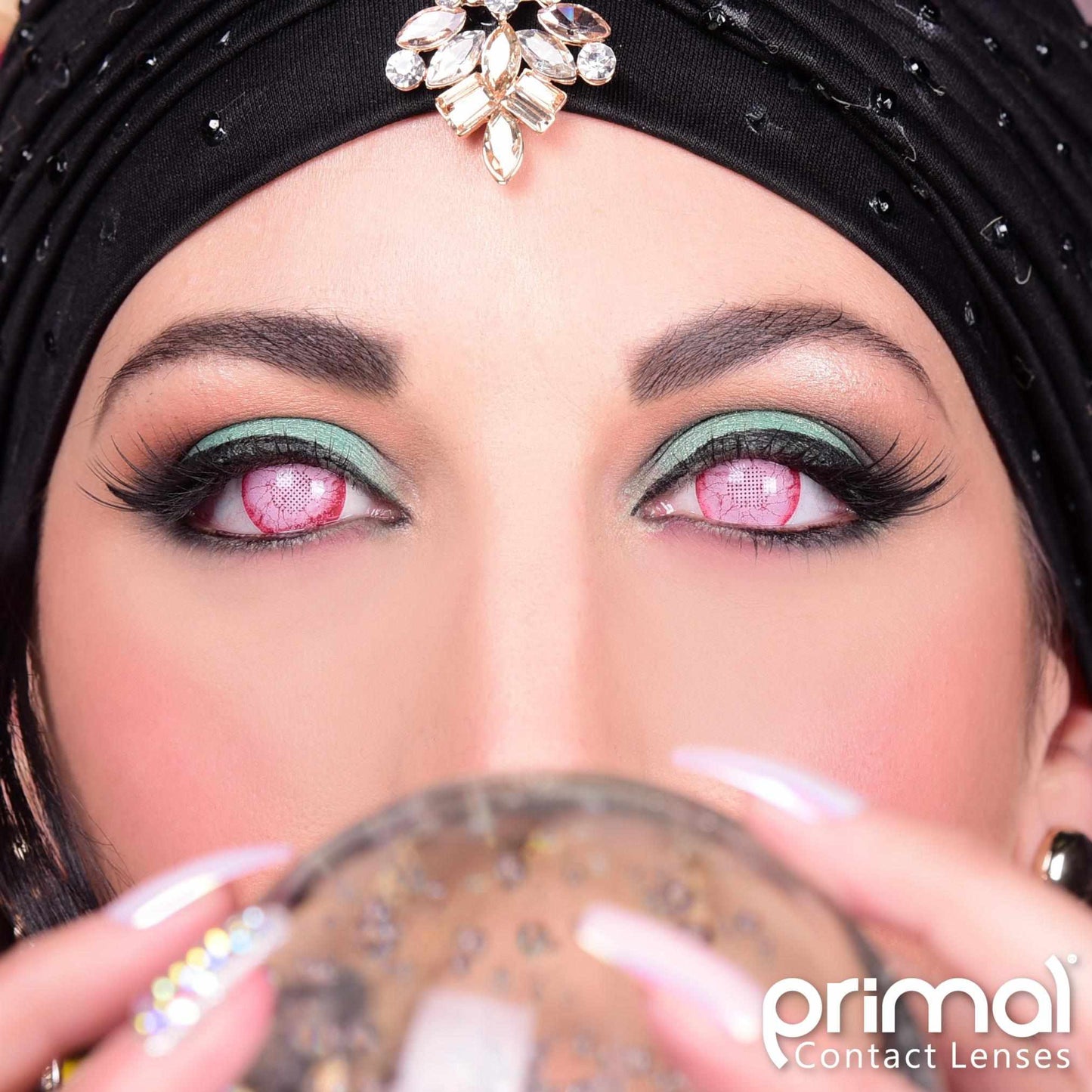 Pink Colored contact lenses, Halloween Cosplay, color contacts, krazy lens, fancy lens, circle lens.