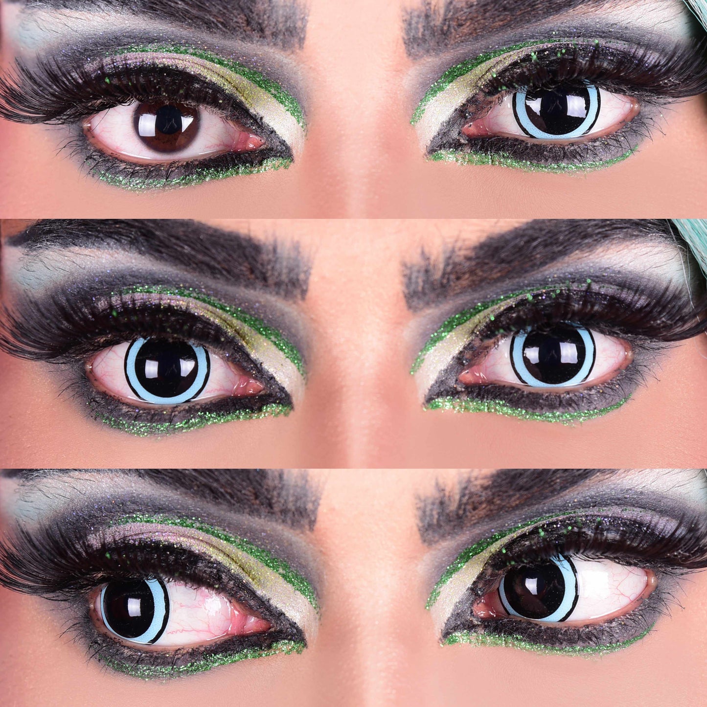 PowerPuff Girls Blue Contact Lenses, Circle Blue Lenses