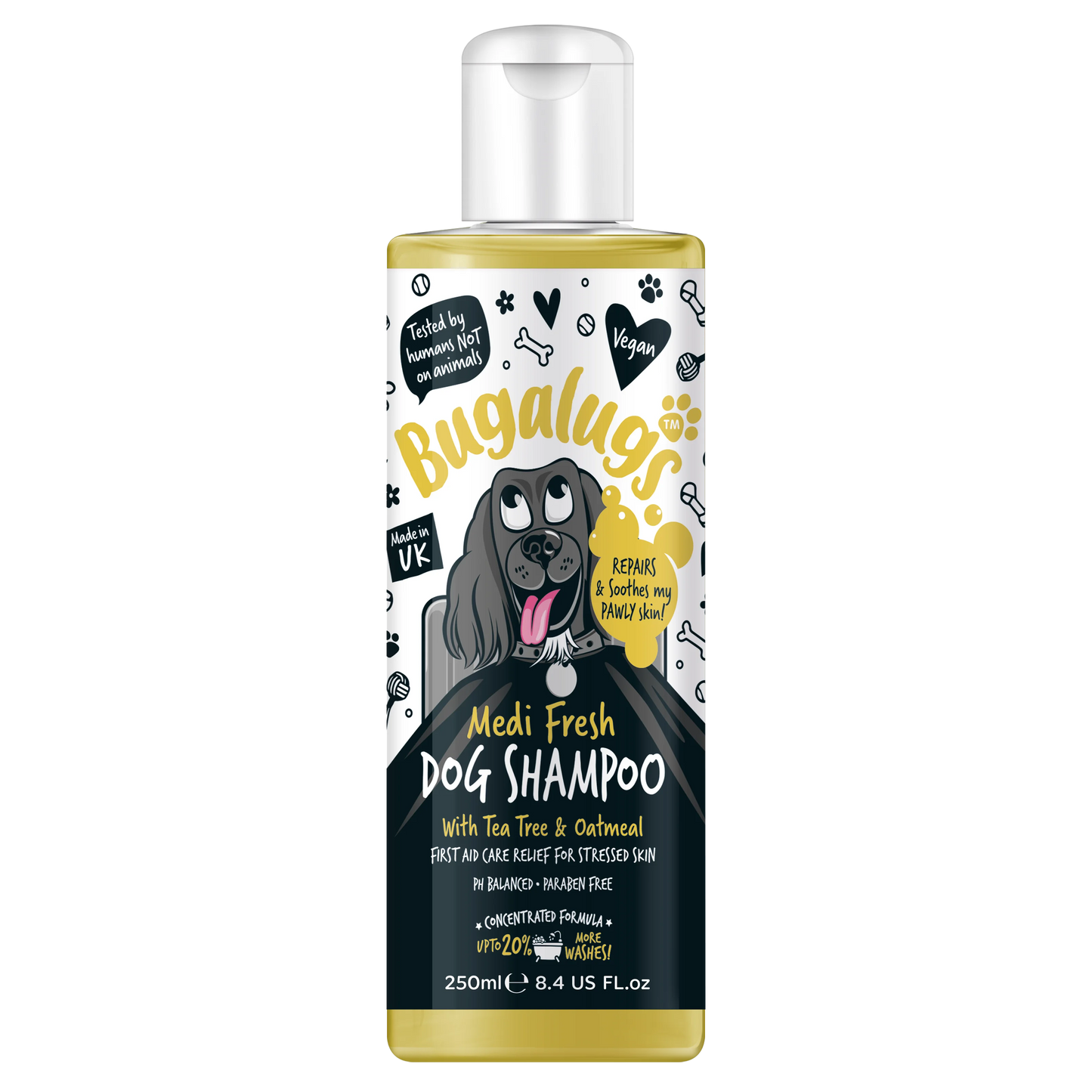 Bugalugs Medi Fresh Dog Shampoo 250ml