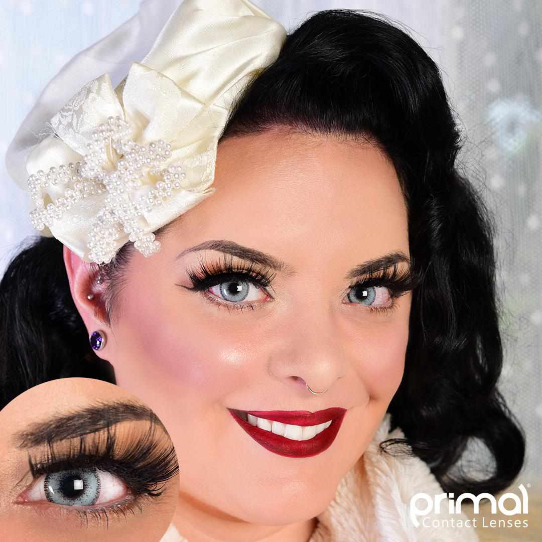 Grey Blue colored contact lenses, coloured contact lenses, color contacts, circle lens.