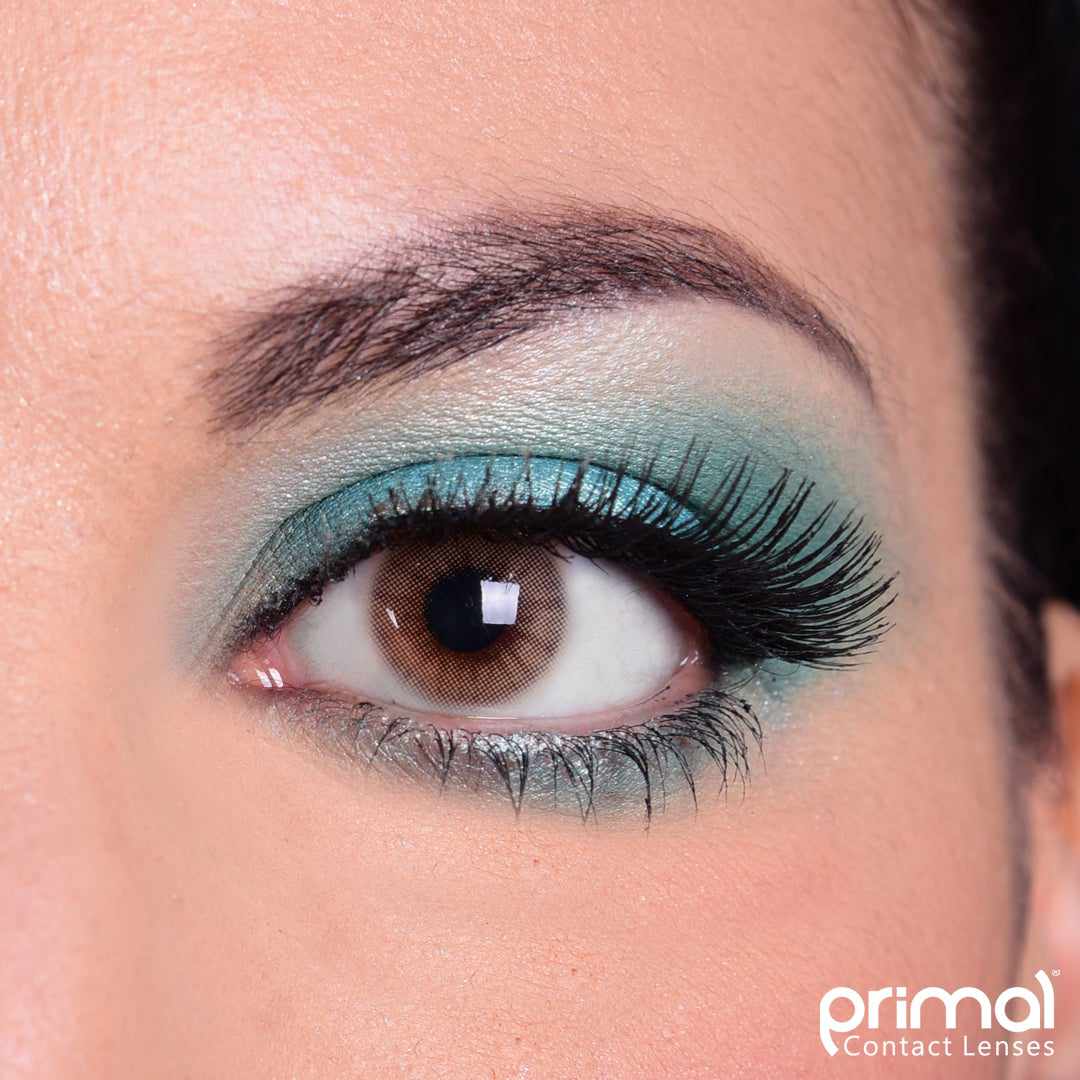 Brown colored contact lenses, coloured contact lenses, color contacts, circle lens.