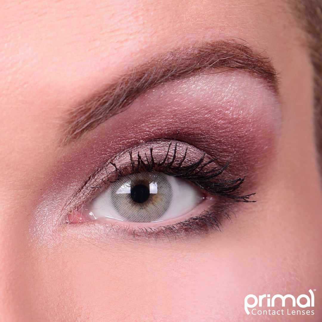 Grey colored contact lenses, coloured contact lenses, color contacts, circle lens.