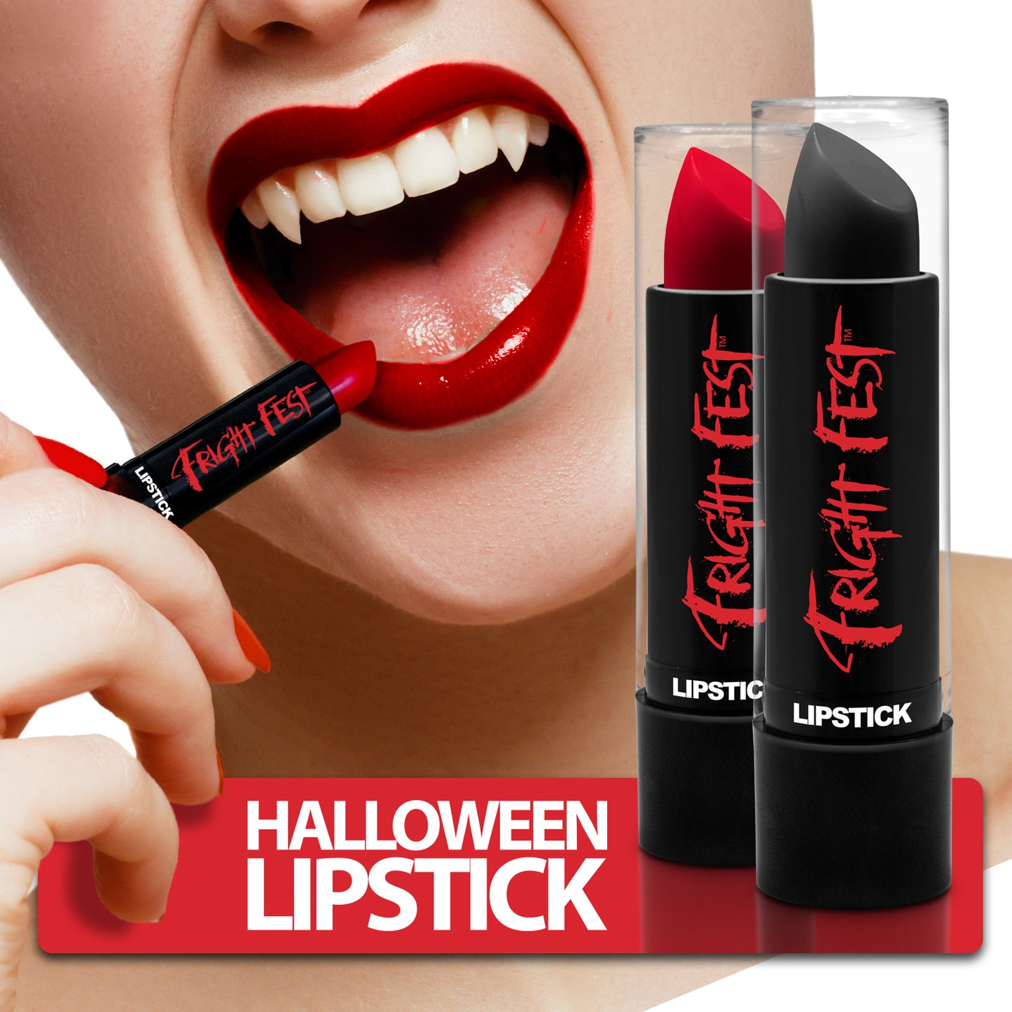 Fright Fest Black Dracula Lipstick 4.5g