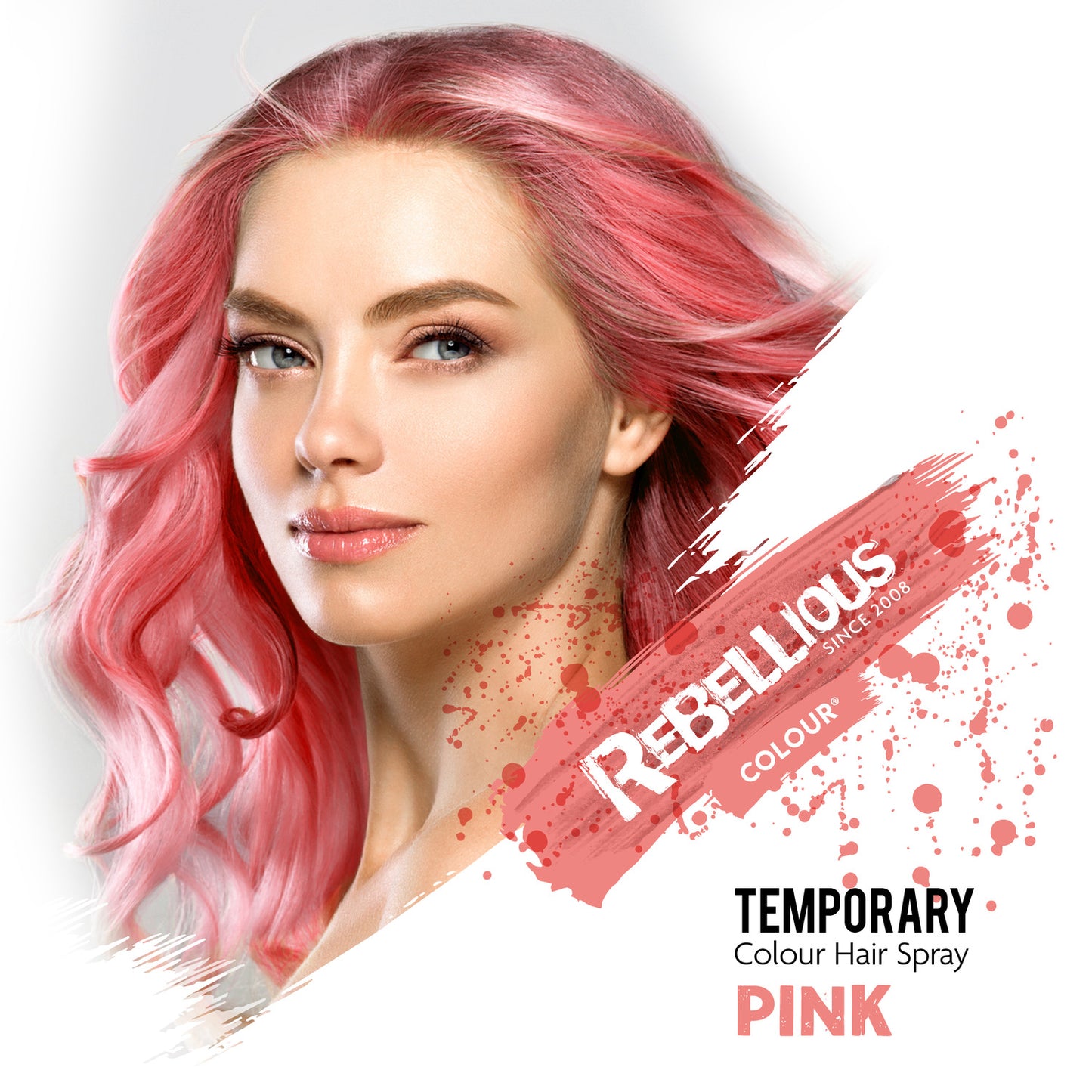 Rebellious Pink Color Washable Hair Spray 125ml