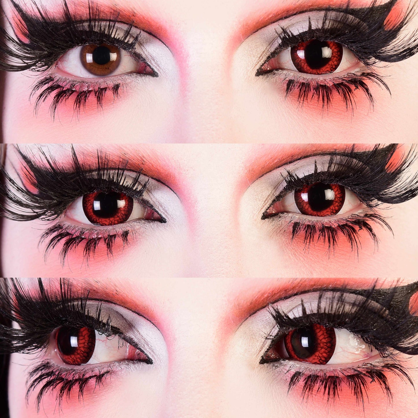 Red Reptile Contacts, Red Lizard Contacts