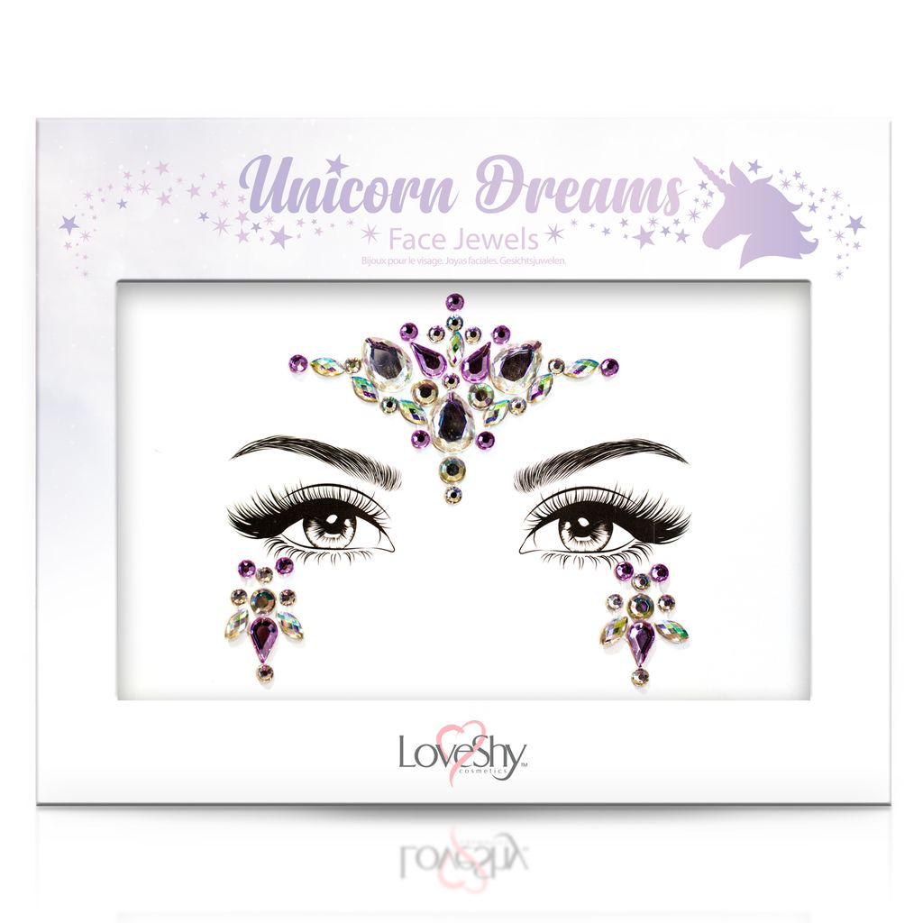 Glitter Me Up Face Jewels Unicorn Dreams