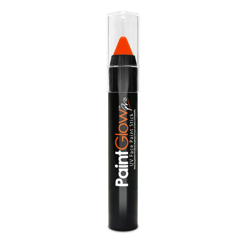 PaintGlow UV Face & Body Paint Crayon Orange 3.5g