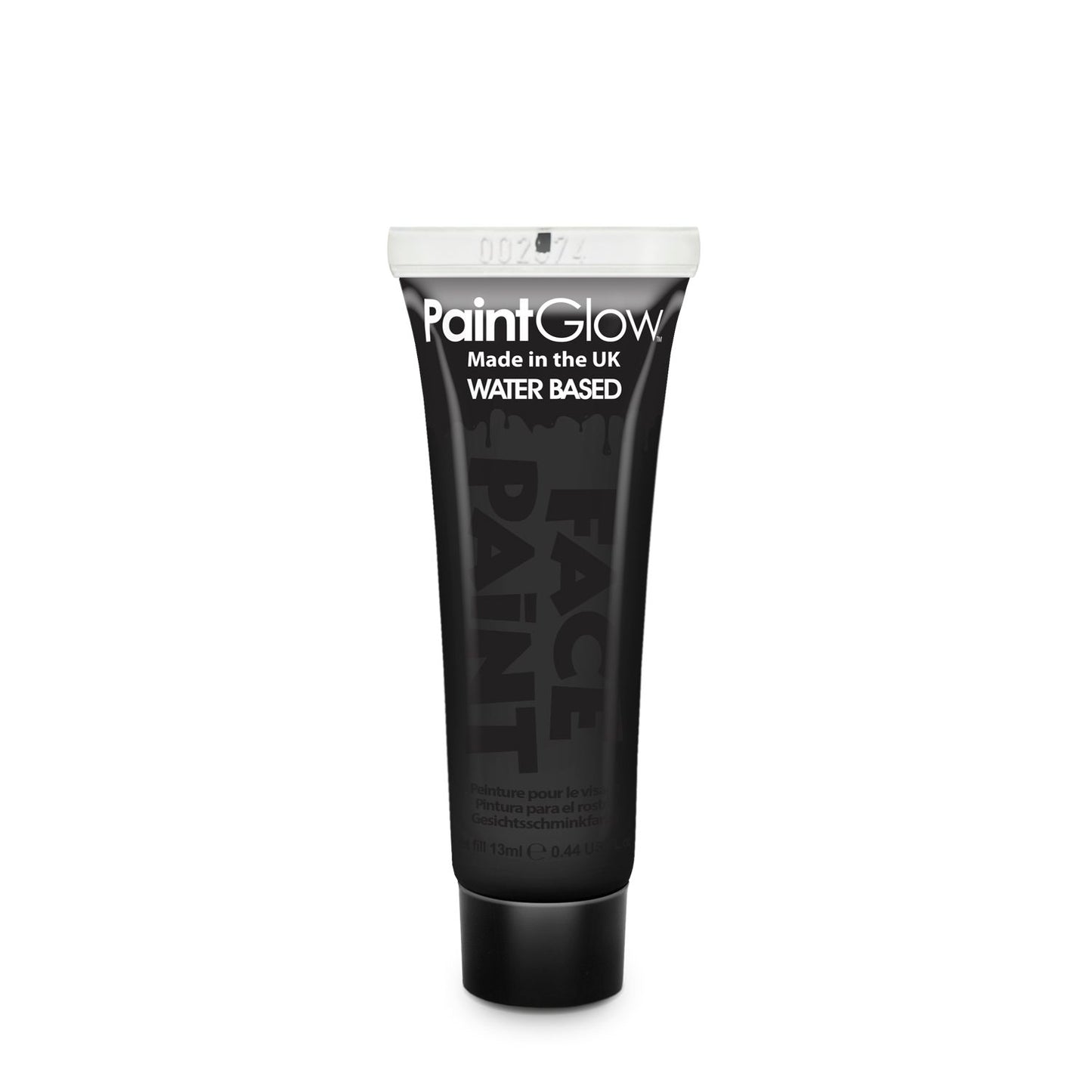 Fright Fest Face Paint Non UV Black 12ml