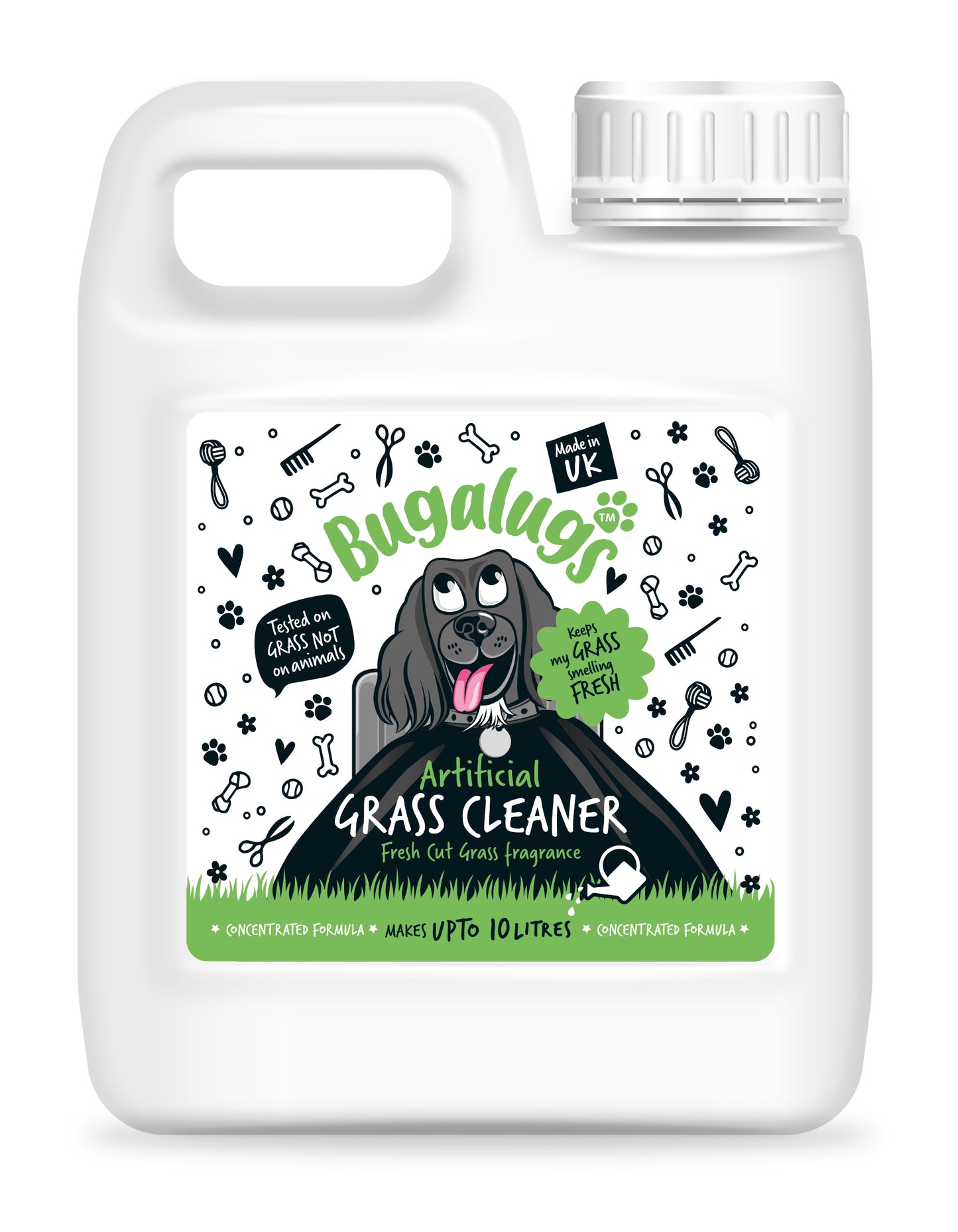 Bugalugs Artificial Grass Cleaner (Cut Grass Fragrance) 1 Litre