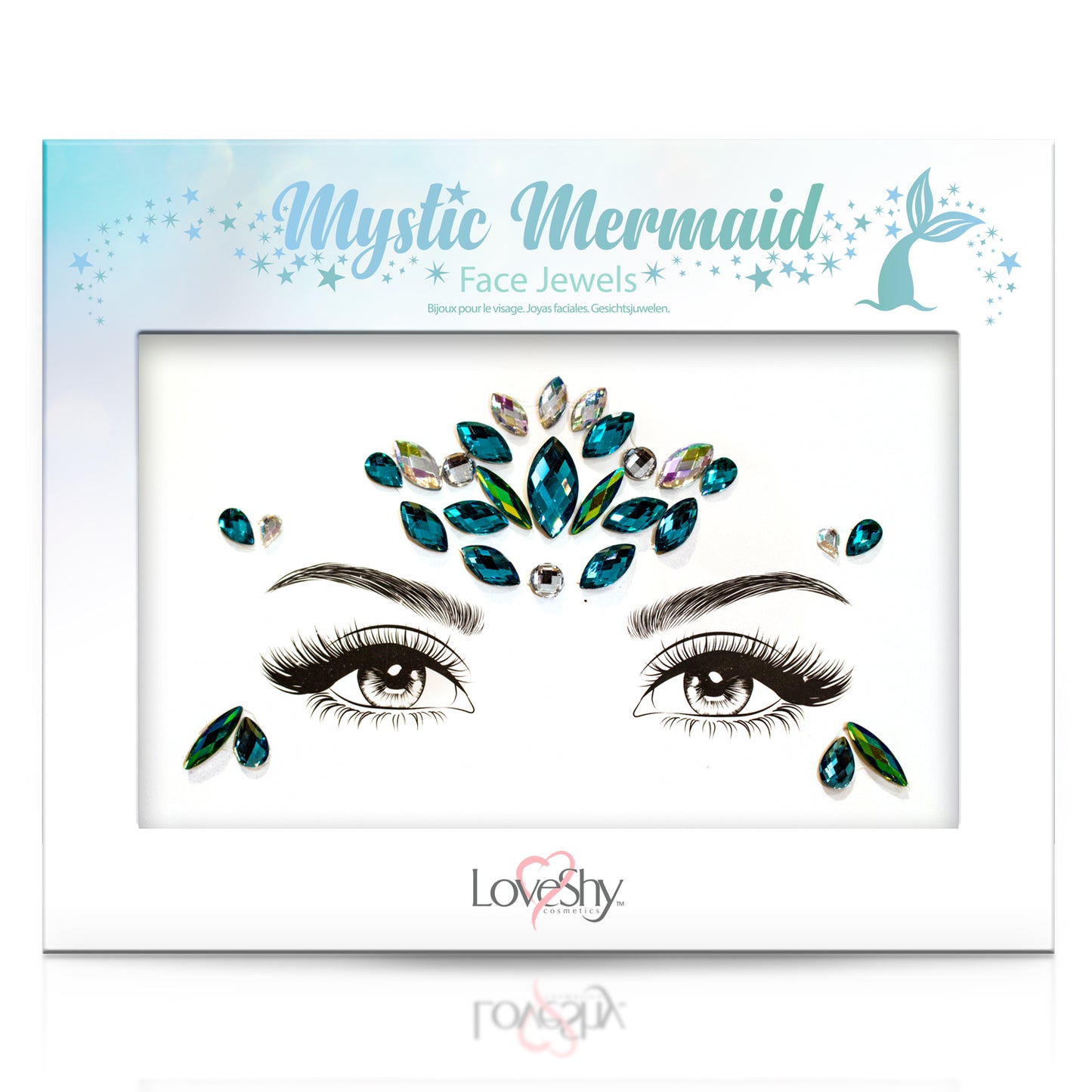 Glitter Me Up Face Jewels Mystic Mermaid