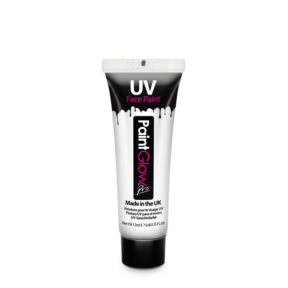 PaintGlow UV Face & Body Paint White 12ml