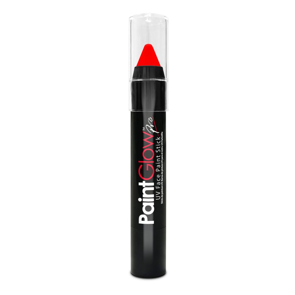 PaintGlow UV Face & Body Paint Crayon Red 3.5g