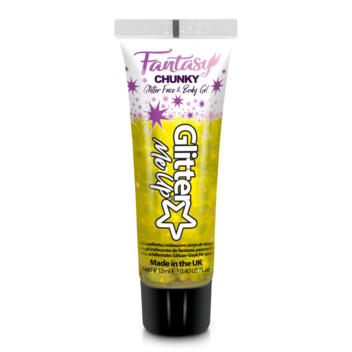 Glitter Me Up Iridescent Chunky Glitter Gel Golden Griffin 12ml