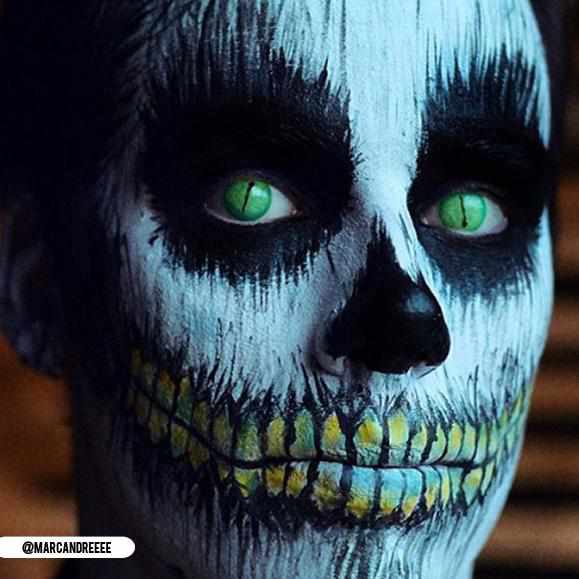 Green Reptile Contact Lenses, Green Snake Contact Lenses