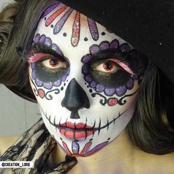 Red, White Colored contact lenses, Halloween Cosplay, color contacts, krazy lens, fancy lens, circle lens.