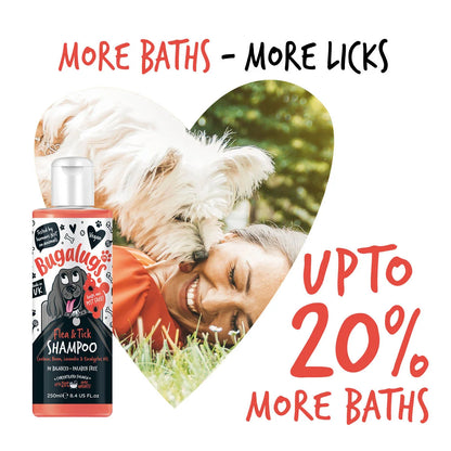 Bugalugs Flea & Tick Dog Shampoo 250ml