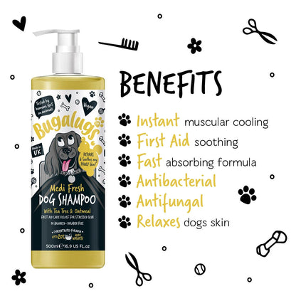 Bugalugs Medi Fresh Dog Shampoo 500ml