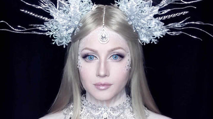 Super Hero blue Contacts, Blue Halloween Contacts