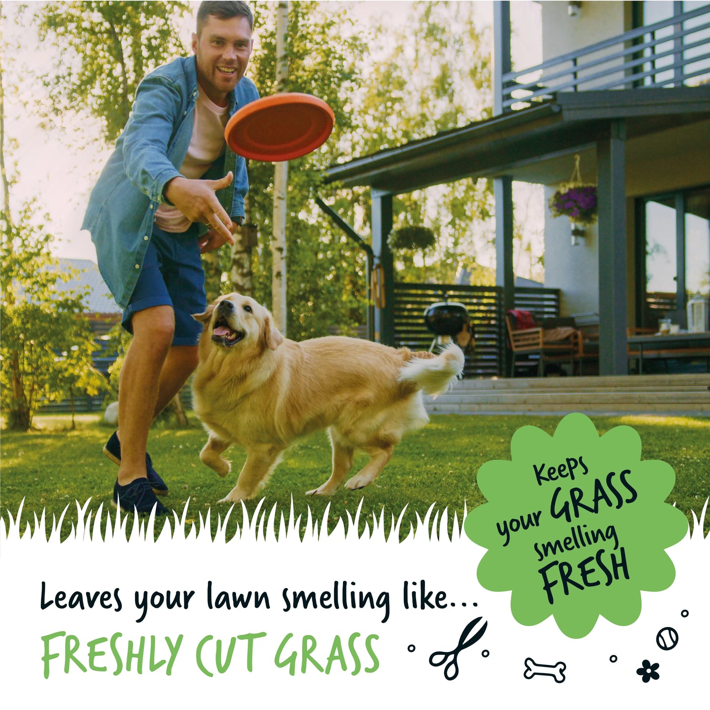 Bugalugs Artificial Grass Cleaner (Cut Grass Fragrance) 1 Litre