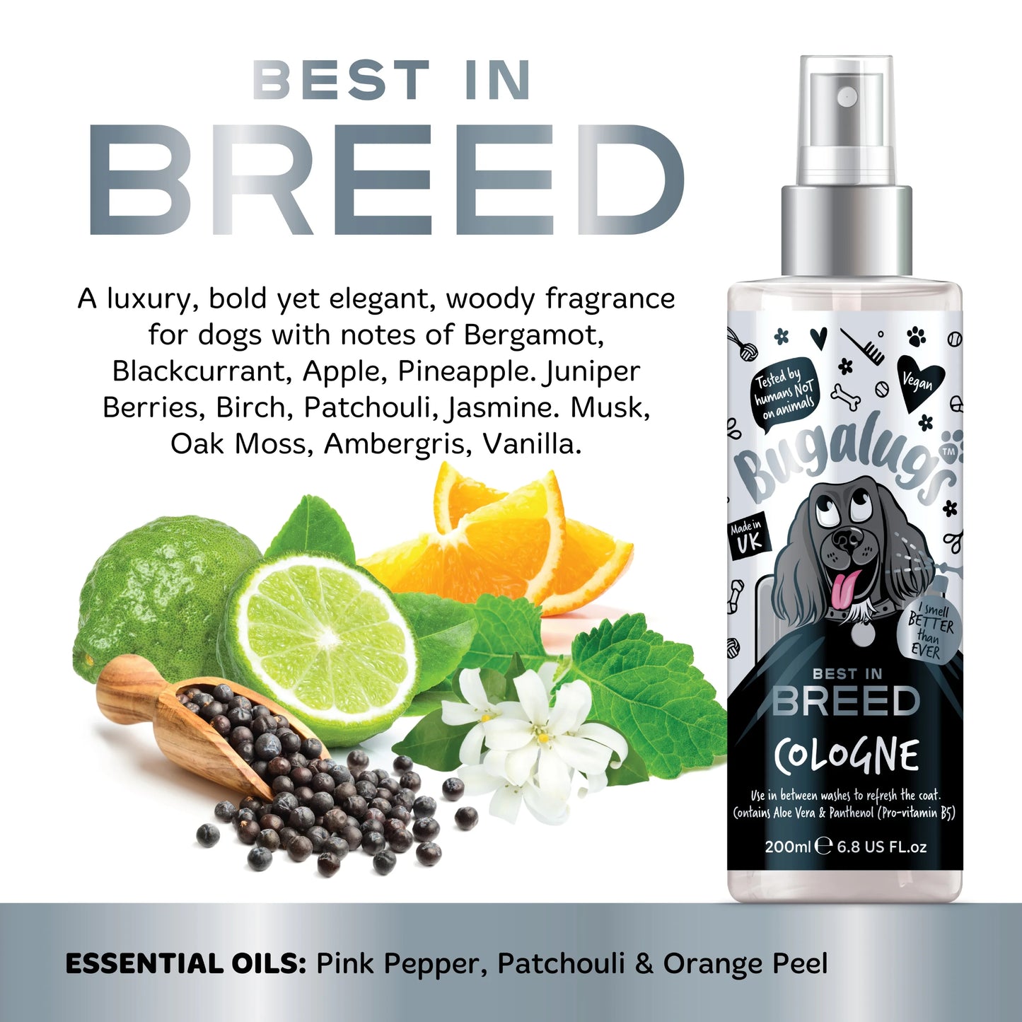 Bugalugs Best in Breed Dog Cologne 200ml