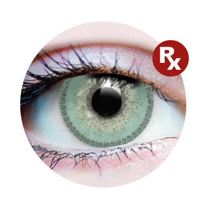 Green colored contact lenses, coloured contact lenses, color contacts, circle lens.