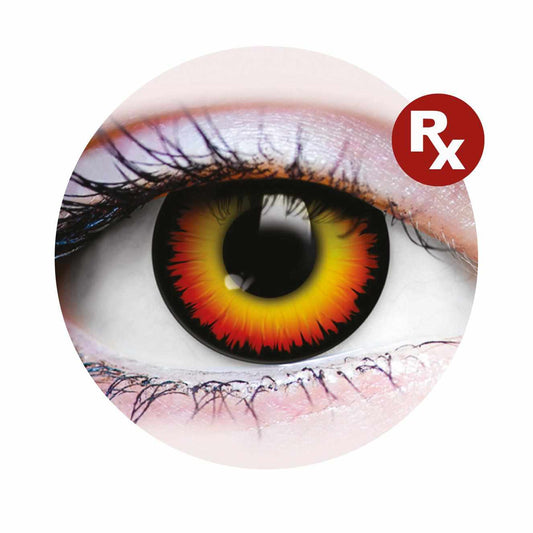 Orange Colored contact lenses, Halloween Cosplay, color contacts, krazy lens, fancy lens, circle lens.