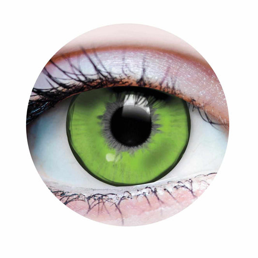 Green Lizard Contacts, Green Reptile Contact Lenses