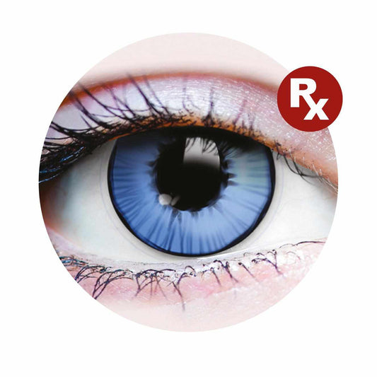 Blue Colored contact lenses, Halloween Cosplay, color contacts, krazy lens, fancy lens, circle lens.