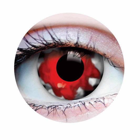 Walking Dead Red Contact Lenses, Zombie Red Contact Lenses