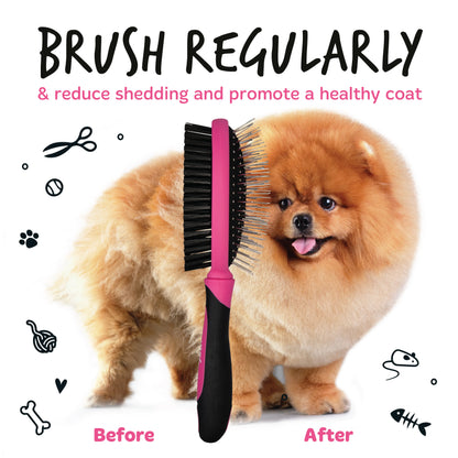 Bugalugs Pet 2 IN 1 Brush for Dogs & Cats