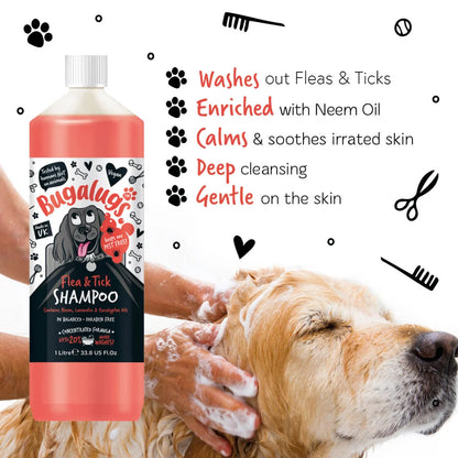 Bugalugs Flea & Tick Dog Shampoo 250ml
