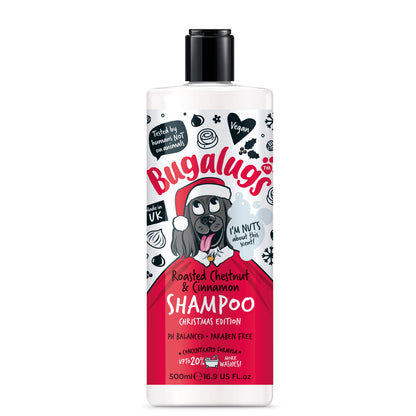 Bugalugs Christmas Dog Shampoo (Roasted Chestnut & Cinnamon) 500ml