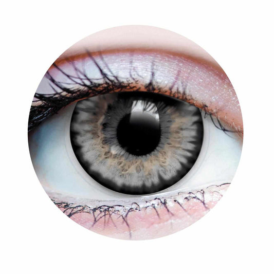 Grey colored contact lenses, coloured contact lenses, color contacts, circle lens.