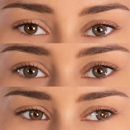 PRIMAL® Starlight Ash - Grey Colored contact lenses.