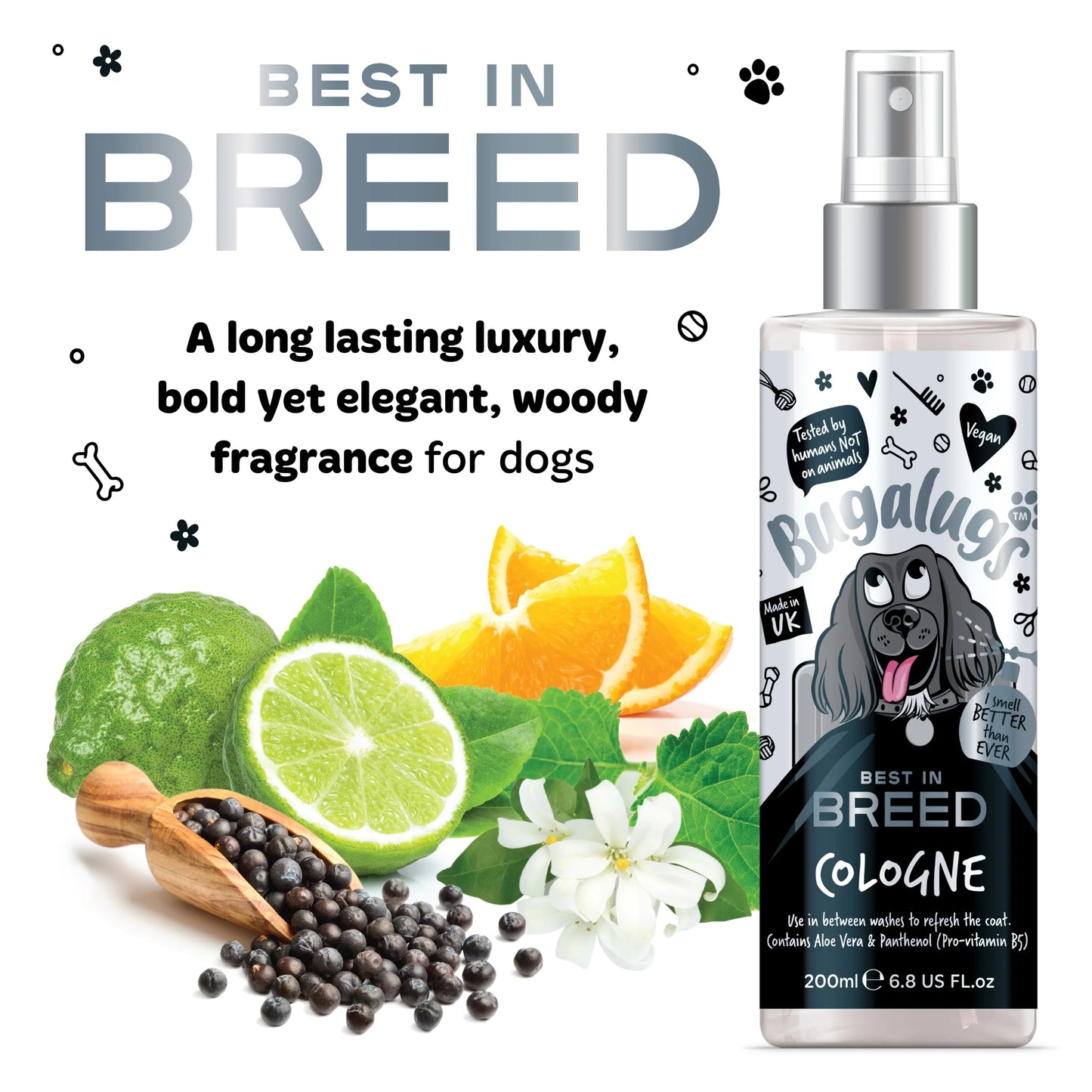 Bugalugs Best in Breed Dog Cologne 200ml