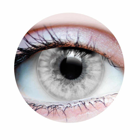 Grey colored contact lenses, coloured contact lenses, color contacts, circle lens.