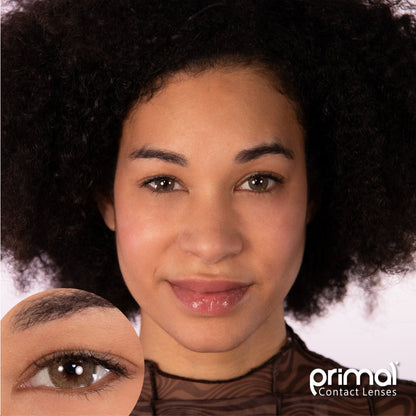 PRIMAL®  Charm Chestnut - Brown Colored Contact Lenses