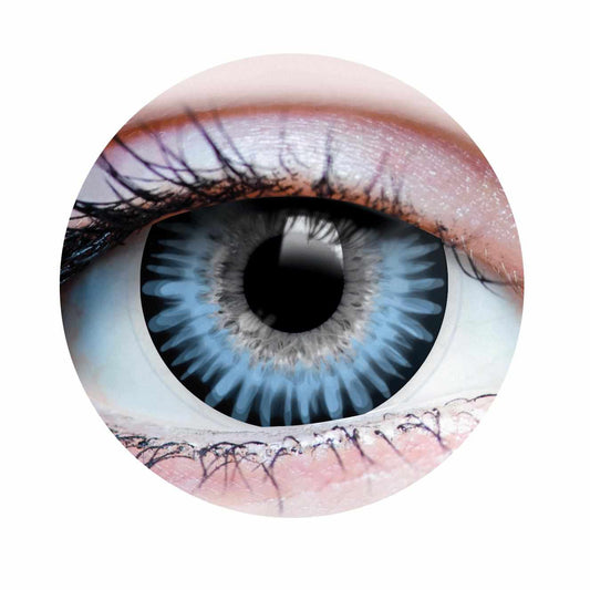 Blue colored contact lenses, coloured contact lenses, color contacts, circle lens.