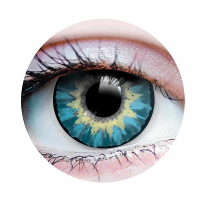 Blue colored contact lenses, coloured contact lenses, color contacts, circle lens.