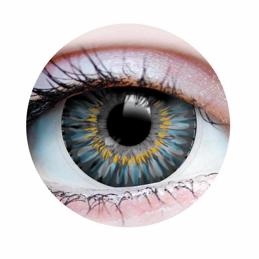 Grey colored contact lenses, coloured contact lenses, color contacts, circle lens.