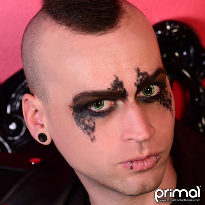Green Lizard Contacts, Green Reptile Contact Lenses