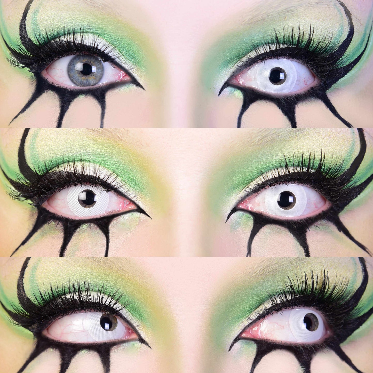 PRIMAL® Rx Zombie I - White Prescription contact Lenses
