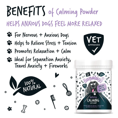 Bugalugs Calming Powder Supplement with spoon 200g