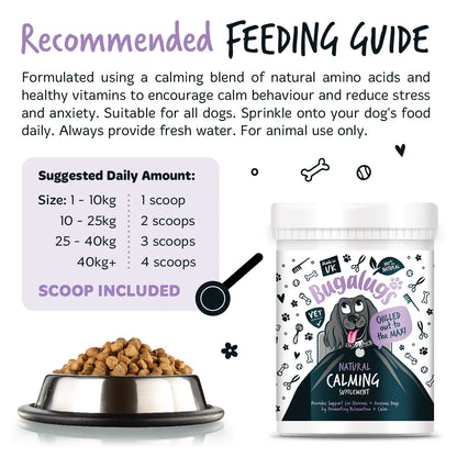 Bugalugs Calming Powder Supplement with spoon 200g