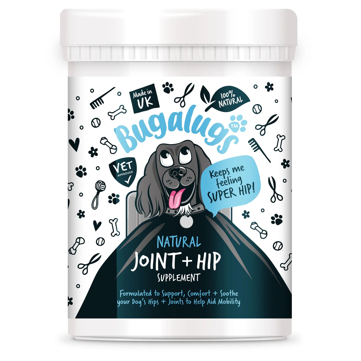 Bugalugs Joint & Hip Powder Supplement 200g for Dogs