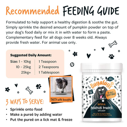 Bugalugs Pumpkin Powder 200g for Dogs