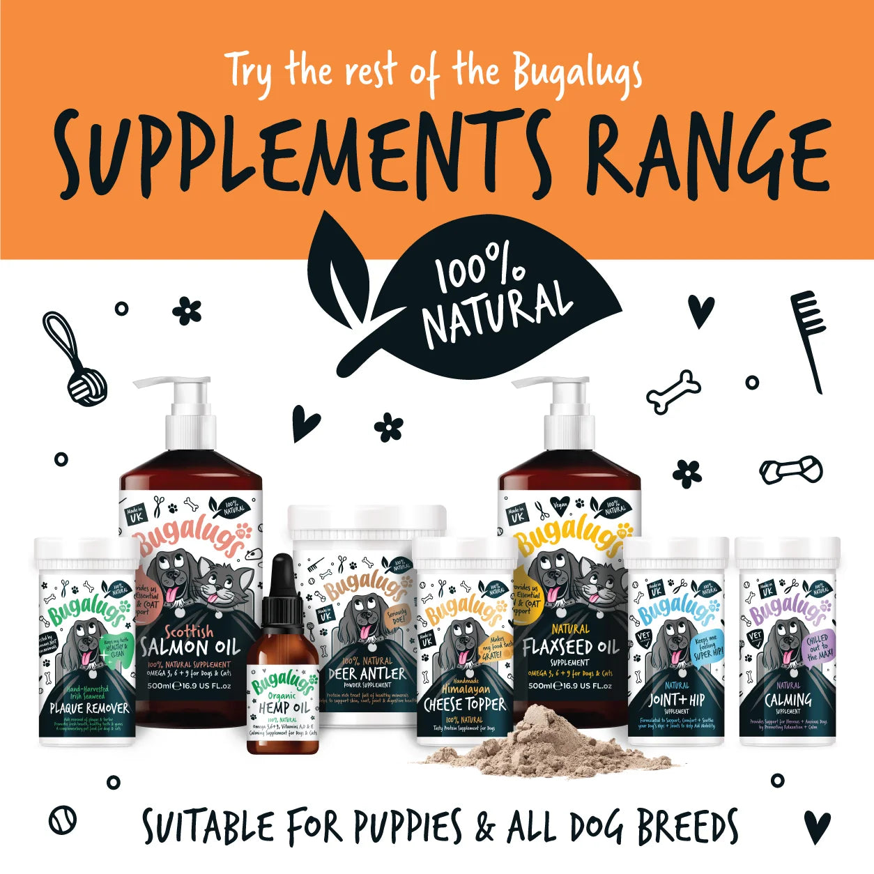 Bugalugs Pumpkin Powder 200g for Dogs