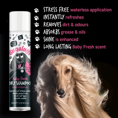 Bugalugs Baby Fresh Dry Shampoo 200ml
